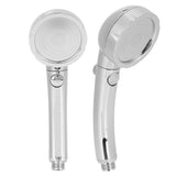 G1/2in High Pressure Showerhead ABS Handheld Bath Shower Sprayer Bathroom Supplies - Close-Up Angle