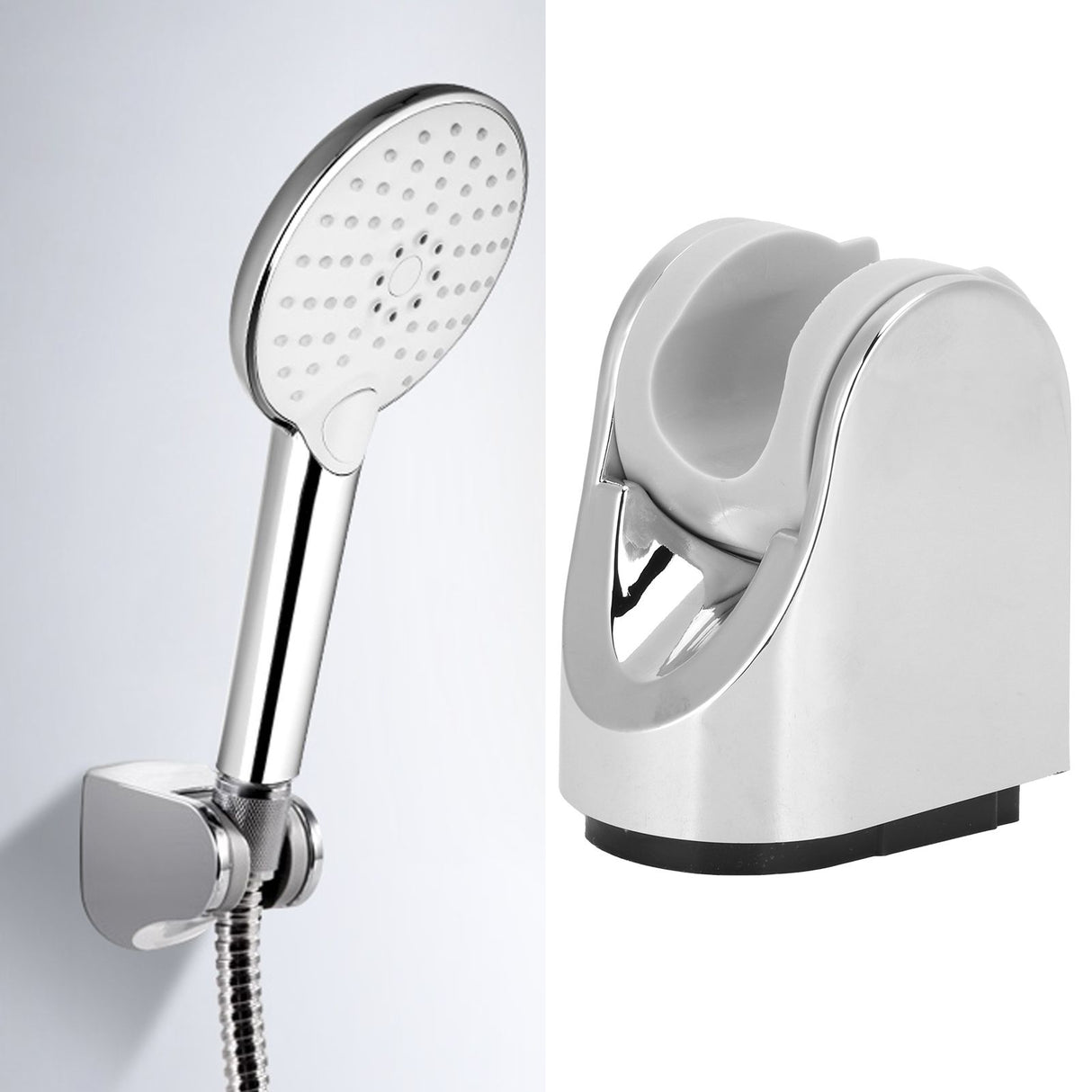 Shower Head Holder Rotatable Adjustable Wall Mount Shower Bracket Stand Bathroom Supply