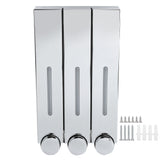 Liquid Soap Dispenser Wall Mounted Shampoo Shower Gel Container for Bathroom Kitchen