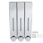 Liquid Soap Dispenser Wall Mounted Shampoo Shower Gel Container for Bathroom Kitchen