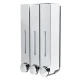 Liquid Soap Dispenser Wall Mounted Shampoo Shower Gel Container for Bathroom Kitchen - 45-Degree Angle