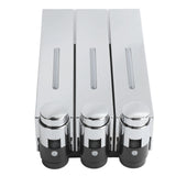 Liquid Soap Dispenser Wall Mounted Shampoo Shower Gel Container for Bathroom Kitchen