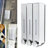 Liquid Soap Dispenser Wall Mounted Shampoo Shower Gel Container for Bathroom Kitchen