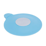Bathtub Drain Stopper Silicone Sink Suction Cup Drain Plug Cover for Kitchen Bathroom Blue - Close-Up Angle