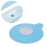 Bathtub Drain Stopper Silicone Sink Suction Cup Drain Plug Cover for Kitchen Bathroom Blue - Extra Image