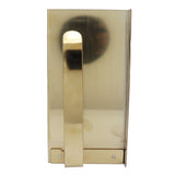 Golden Stainless Steel Roll Paper Shelf Bathroom Toilet Paper Holder Rack for Home - Side View