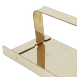 Golden Stainless Steel Roll Paper Shelf Bathroom Toilet Paper Holder Rack for Home - Extra Image