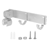 Adjustable Shower Head Holder with Hook Wall Mounted Bath Accessories Storage Organizer - Side View