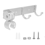 Adjustable Shower Head Holder with Hook Wall Mounted Bath Accessories Storage Organizer