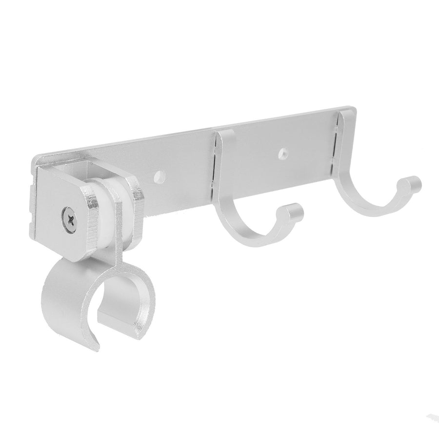 Adjustable Shower Head Holder with Hook Wall Mounted Bath Accessories Storage Organizer