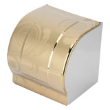 Toilet Paper Holder Golden Stainless Steel Waterproof Bathroom Roll Paper Rack for Bathroom - Side View