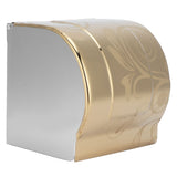 Toilet Paper Holder Golden Stainless Steel Waterproof Bathroom Roll Paper Rack for Bathroom - 45-Degree Angle