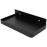 Bathroom Phone Holder Wall Mounted Thick Phone Storage Shelf Toilet Accessory 185x90mmBlack - Side View