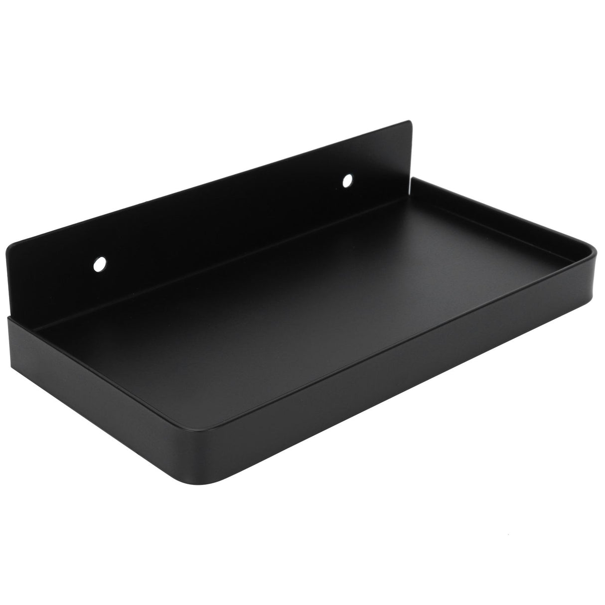 Bathroom Phone Holder Wall Mounted Thick Phone Storage Shelf Toilet Accessory 185x90mmBlack
