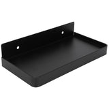 Bathroom Phone Holder Wall Mounted Thick Phone Storage Shelf Toilet Accessory 185x90mmBlack - Low Angle
