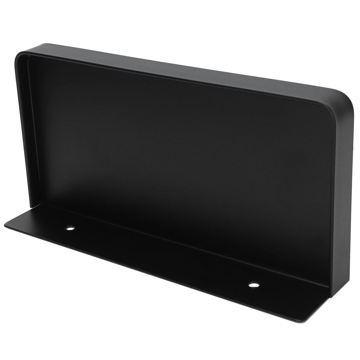 Bathroom Phone Holder Wall Mounted Thick Phone Storage Shelf Toilet Accessory 185x90mmBlack