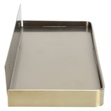 Bathroom Phone Holder Wall Mounted Thick Phone Storage Shelf Toilet Accessory 185x90mmGolden - Side View