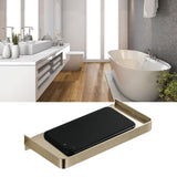 Bathroom Phone Holder Wall Mounted Thick Phone Storage Shelf Toilet Accessory 185x90mmGolden