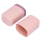 Portable Toothbrush Holder Toothbrush Storage Box Toothpaste Box for Indoor Outdoor Camping TravelPink