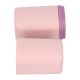 Portable Toothbrush Holder Toothbrush Storage Box Toothpaste Box for Indoor Outdoor Camping TravelPink - Rear View