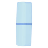 Portable Toothbrush Holder Toothbrush Storage Box Toothpaste Box for Indoor Outdoor Camping TravelBlue