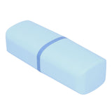 Portable Toothbrush Holder Toothbrush Storage Box Toothpaste Box for Indoor Outdoor Camping TravelBlue - Side View