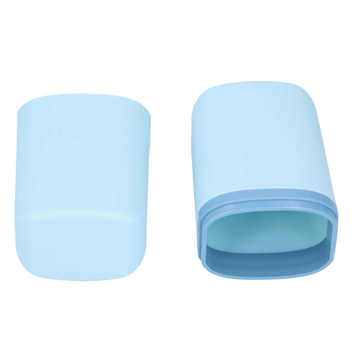 Portable Toothbrush Holder Toothbrush Storage Box Toothpaste Box for Indoor Outdoor Camping TravelBlue