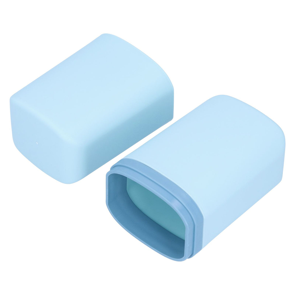 Portable Toothbrush Holder Toothbrush Storage Box Toothpaste Box for Indoor Outdoor Camping TravelBlue