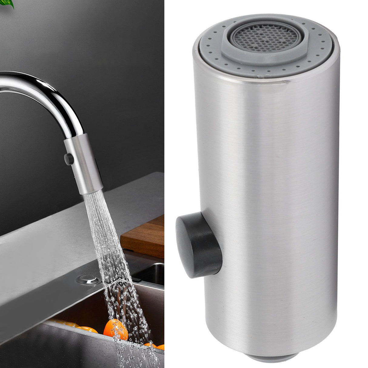 G1/2 Kitchen Sink Faucet Tap PullOut Spray Head Replacement Faucet Shower Sprayer Head