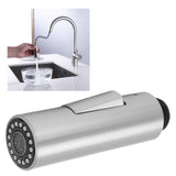 G1/2 Kitchen Tap Pull Out Spray Shower Head Replacement Plastic Nickel Brushed Faucet Accessory - Extra Image