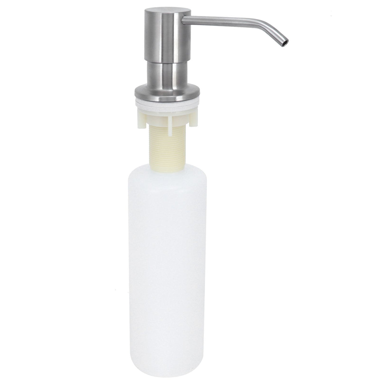 Kitchen Sink Soap Dispenser Brushed Refillable Reusable Lotion Pump Bottle Organizer