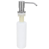 Kitchen Sink Soap Dispenser Brushed Refillable Reusable Lotion Pump Bottle Organizer