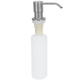 Kitchen Sink Soap Dispenser Brushed Refillable Reusable Lotion Pump Bottle Organizer