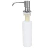 Kitchen Sink Soap Dispenser Brushed Refillable Reusable Lotion Pump Bottle Organizer - Extra Image