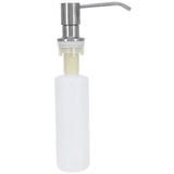 Kitchen Sink Soap Dispenser Brushed Refillable Reusable Lotion Pump Bottle Organizer