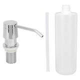 Sink Soap Dispenser 350ml Pump Soap Lotion Container Organizer Bathroom Accessory - Rear View