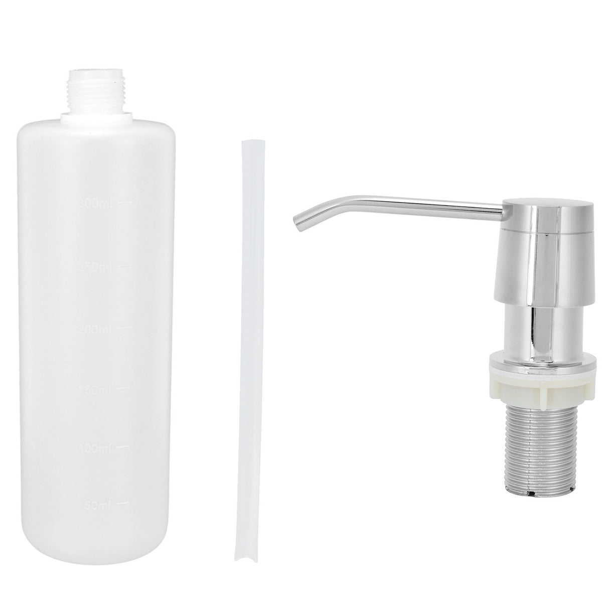 Sink Soap Dispenser 350ml Pump Soap Lotion Container Organizer Bathroom Accessory