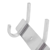 Stainless Steel Hook Wall Mounted Brushed Simple Style 4‑Hook Wall Hanger for Home Bathroom