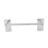 Stainless Steel Self‑Adhesive Towel Bar with Base Bathroom Kitchen Towel Rack for Home