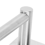 Stainless Steel Self‑Adhesive Towel Bar with Base Bathroom Kitchen Towel Rack for Home