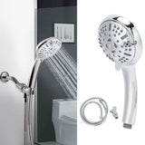 G1/2in High Pressure Showerhead Bath Shower Sprayer with 9 Function Bathroom SuppliesShower Head Set
