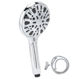 G1/2 Shower Head 9 Spray Setting High Pressure Handheld Shower Sprayer Bathroom AccessoryShower Set