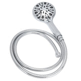 G1/2 Shower Head 9 Spray Setting High Pressure Handheld Shower Sprayer Bathroom AccessoryShower Set