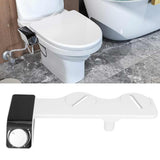 Bidet Toilet Seat Attachment NonElectric Dual Nozzle Adjustable Pressure SelfCleaning(G9/16 North America )