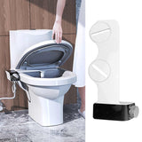 Bidet Toilet Seat Attachment NonElectric Dual Nozzle Adjustable Pressure SelfCleaning(G9/16 North America )