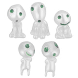 5Pcs Luminous Small Ornaments Outdoor Lawn Decoration Garden Statues for Courtyard Balcony Decor