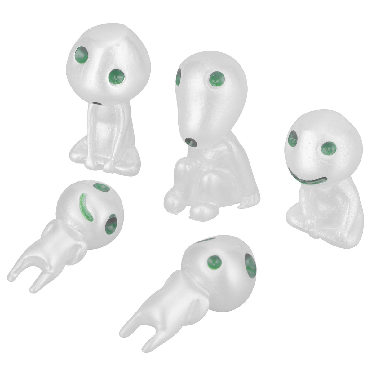 5Pcs Luminous Small Ornaments Outdoor Lawn Decoration Garden Statues for Courtyard Balcony Decor
