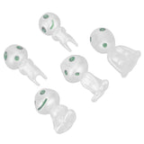 5Pcs Luminous Small Ornaments Outdoor Lawn Decoration Garden Statues for Courtyard Balcony Decor