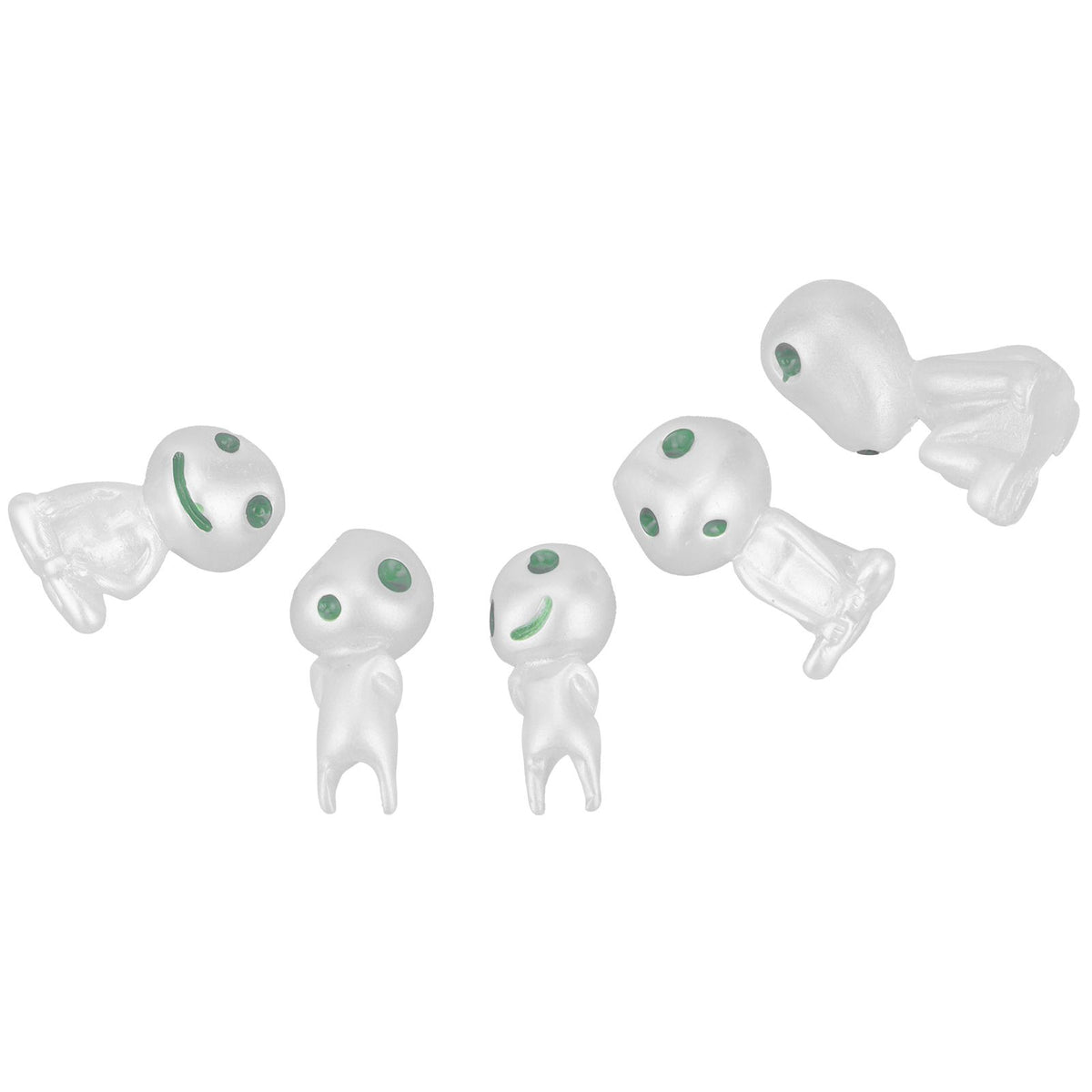 5Pcs Luminous Small Ornaments Outdoor Lawn Decoration Garden Statues for Courtyard Balcony Decor