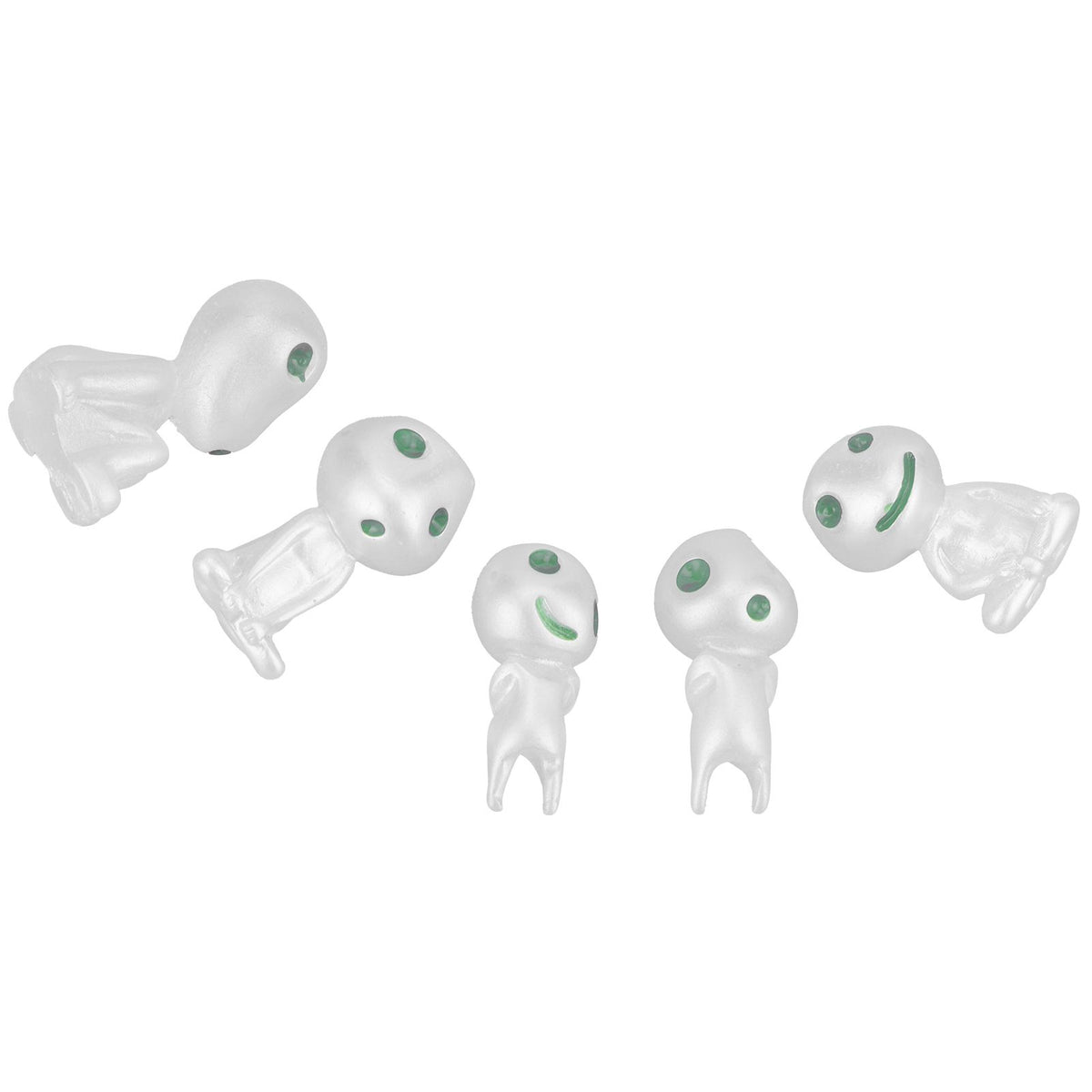 5Pcs Luminous Small Ornaments Outdoor Lawn Decoration Garden Statues for Courtyard Balcony Decor